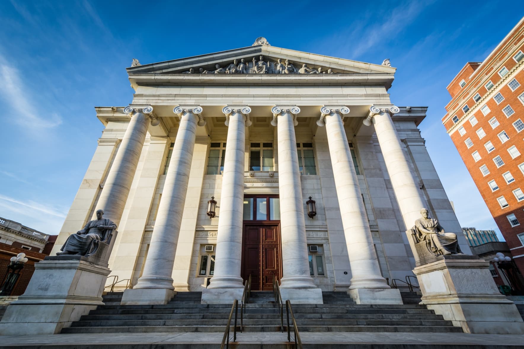 New Haven County Courthouse in downtown New Haven, CT